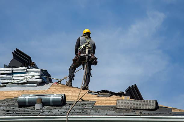 Professional Flat Roof Repair technician working in Ottawa, IL